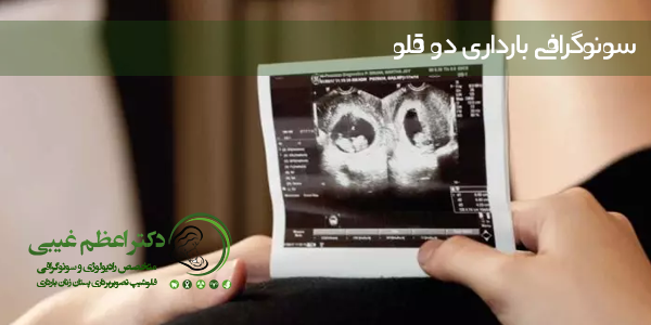 سونوگرافی بارداری دو قلو