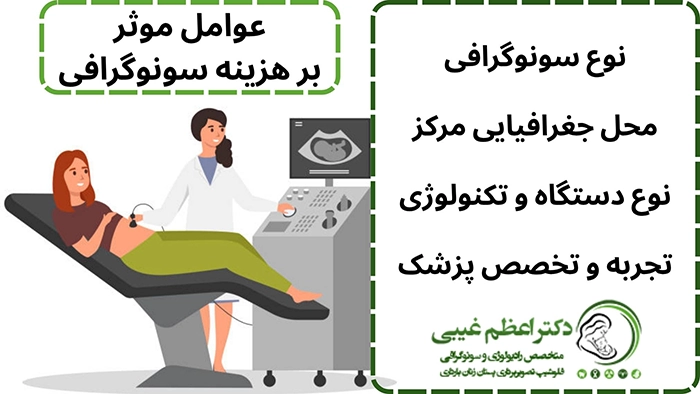 هزینه سونوگرافی